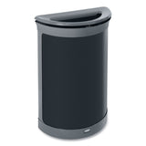 Rubbermaid® Commercial ENHANCE Series Waste Receptacle, 11.5 gal, Metal, Umbra Gray/Pearl Gray (RCP2172845) Each