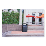 Rubbermaid® Commercial Medium Prelabeled Landfill Waste Panels for Tailor and Landmark Series Containers, 20.72" x 0.5" x 27.95", Black, 4/Carton (RCP2182671) Case of 4