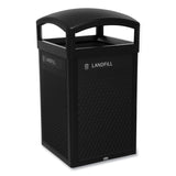 Rubbermaid® Commercial Large Prelabeled Landfill Waste Panels for Tailor and Landmark Series Containers 20.72" x 0.5" x 34.33", Black, 4/Carton (RCP2182679) Case of 4