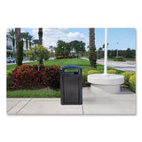 Rubbermaid® Commercial Large General Purpose Perforated Panels for Tailor and Landmark Series Containers, 20.72" x 0.5" x 34.33", Black, 4/Carton (RCP2182676) Case of 4