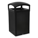 Rubbermaid® Commercial TAILOR Decorative Outdoor Waste Receptacle Frames, 51 gal, Metal, Black (RCP2182678) Each