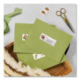 Avery Glossy White Easy Peel Mailing Labels w/ Sure Feed Technology, Laser Printers, 1 x 2.63, White, 30/Sheet, 25 Sheets/Pack (AVE6526) Pack of 750