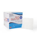 Dynarex® Gauze Sponge 4 X 4 Inch 12-Ply Sterile 1 per Pack (865436_CS) 12/CS