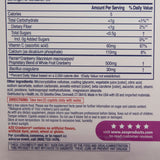 AZO® Urinary Pain Relief 60 mg - 110 mg - 500 mg - 30 mg Strength Vitamin C / Calcium / Cranberry / Bacillus Coagulans Tablet 50 per Box (884458_BX) 1/BX