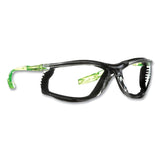 3M™ Solus CCS Series Protective Eyewear, Green Plastic Frame, Clear Polycarbonate Lens (MMMSCCS01SGAFGR) Each