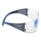 3M™ SecureFit Protective Eyewear, 400 Series, Black/Blue Plastic Frame, Clear Polycarbonate Lens (MMMSF401SGAFBLU) Each
