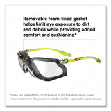 3M™ Solus CCS Series Protective Eyewear, Green Plastic Frame, Clear Polycarbonate Lens (MMMSCCS01SGAFGR) Each