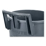 Rubbermaid® Commercial Vented Wheeled BRUTE Container, 32 gal, Plastic, Gray (RCP2179403) Each