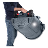 Rubbermaid® Commercial Vented Wheeled BRUTE Container, 32 gal, Plastic, Gray (RCP2179403) Each