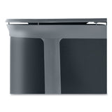 Rubbermaid® Commercial ENHANCE PILL Dual Stream Waste Receptacle, (2) 23 gal Capacity Bins, Metal, Umbra Gray/Pearl Gray (RCP2172843) Each