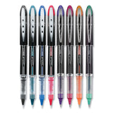 uniball® VISION ELITE Hybrid Gel Pen, Stick, Fine 0.5 mm, Assorted Ink and Barrel Colors (UBC58092PP) Set of 8
