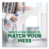 Bounty Select-a-Size Kitchen Roll Paper Towels, 2-Ply, 5.9 x 11, White, 103 Sheets/Double Plus Roll, 8 Rolls/Pack (PGC19274) Each