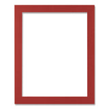 deflecto® Self-Adhesive Sign Holders, 8.5 x 11 Insert, Clear with Red Border Frame, 2/Pack (DEF68776R) Pack of 2
