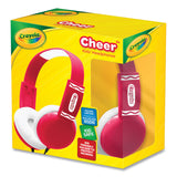 Crayola Cheer Wired Headphones, Red/White (MIGCHPM510R) Each