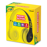 Crayola Boost Active Wireless Headphones, Black/Yellow (MIGCHPBT348K) Each