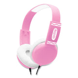 Crayola Cheer Wired Headphones, Pink/White (MIGCHPM510P) Each