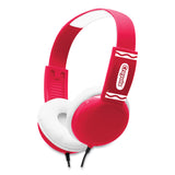 Crayola Cheer Wired Headphones, Red/White (MIGCHPM510R) Each