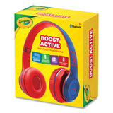 Crayola Boost Active Wireless Headphones, Blue/Red (MIGCHPBT348B) Each
