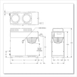 BUNN® AXIOM DV-3 12-Cup Dual-Voltage Coffee Brewer with 3 Warmers, Silver/Black, Ships in 7-10 Business Days (BUN387000008) Each