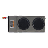 BUNN® AXIOM DV-3 12-Cup Dual-Voltage Coffee Brewer with 3 Warmers, Silver/Black, Ships in 7-10 Business Days (BUN387000008) Each