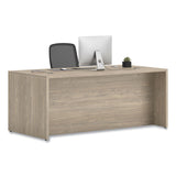 HON® 10500 Series Double Full-Height Pedestal Desk, Left: Box/Box/File, Right: File/File, 72" x 36" x 29.5", Kingswood Walnut (HON105890LKI1) Each