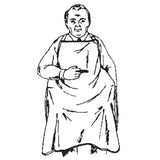 No-Flame™ Smoker's Apron One Size Fits Most Pullover Style White Reusable (171069_EA) 1/EA