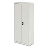 Alera® Economy Assembled Storage Cabinets, 4 Shelves, 30" x 15" x 66", Light Gray (ALEHCM6615LG) Each