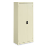 Alera® Economy Assembled Storage Cabinets, 4 Shelves, 30" x 15" x 66", Putty (ALEHCM6615PY) Each