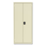 Alera® Economy Assembled Storage Cabinets, 4 Shelves, 30" x 15" x 66", Putty (ALEHCM6615PY) Each