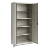 Alera® Economy Assembled Storage Cabinets, 5 Shelves, 36" x 18" x 72", Light Gray (ALEHCM7218LG) Each