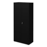 Alera® Economy Assembled Storage Cabinets, 4 Shelves, 30" x 15" x 66", Black (ALEHCM6615BK) Each
