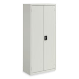Alera® Economy Assembled Storage Cabinets, 4 Shelves, 30" x 15" x 66", Light Gray (ALEHCM6615LG) Each