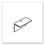 HON® 10500 Series Bridge, 47" x 24" x 29.5", Pinnacle (HON10570PINC) Each