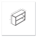 HON® 10500 Series Laminate Bookcase, Two Shelves, 36" x 13" x 29.5", Pinnacle (HON105532PINC) Each