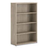 HON® 10500 Series Laminate Bookcase, Four Shelves, 36" x 13" x 57.13", Kingswood Walnut (HON105534LKI1) Each