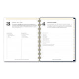 Blue Sky® Day Designer Peyton Create-Your-Own Cover Weekly/Monthly Planner, Floral Artwork, 11 x 8.5, Navy, 12-Month (Jan to Dec): 2026 (BLS103617) Each