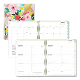 Blue Sky® Day Designer Secret Garden Mint Frosted Weekly/Monthly Planner, Floral Artwork, 11 x 8.5, 12-Month (Jan to Dec): 2026 (BLS140101) Each