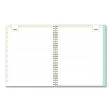 Blue Sky® Day Designer Secret Garden Mint Frosted Weekly/Monthly Planner, Floral Artwork, 11 x 8.5, 12-Month (Jan to Dec): 2026 (BLS140101) Each