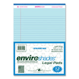 Roaring Spring® Enviroshades Legal Notepads, 50 Blue 8.5 x 11.75 Sheets, 72 Notepads/Carton, Ships in 4-6 Business Days (ROA74120CS) Case of 36