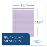 Roaring Spring® Enviroshades Legal Notepads, 50 Orchid 8.5 x 11.75 Sheets, 72 Notepads/Carton, Ships in 4-6 Business Days (ROA74140CS) Case of 36