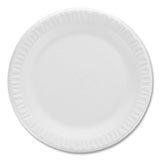 Dart® Concorde Non-Laminated Foam Plates, 9" dia, White, 125/Pack (DCC9PWCRPK) Pack of 125