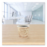 SOLO® Single Sided Poly Paper Hot Cups, 4 oz, Mistique Design, 1,000/Carton (SCC374MS) Case of 1000
