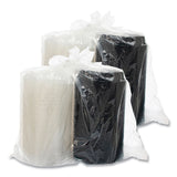 SOLO® OctaView Hinged-Lid Hot Food Containers, 3-Compartment, 38 oz, 9.55 x 9.1 x 2.4, Black/Clear, Plastic, 100/Carton (SCC809014PP94)