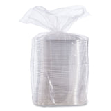 Dart® PresentaBowls Pro Clear Square Lids for 24-32 oz Bowls, 8.5 x 8.5 x 0.5, Clear, Plastic, 63/Bag, 4 Bags/Carton (DCCC2464BDL)