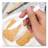 Dart® Bonus Polypropylene Cutlery, Knife, White, 5", 1000/Carton (DCCK5BW) Case of 1000