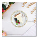 SOLO® Symphony Paper Dinnerware, Mediumweight Plate, 6" dia, Tan, 125/Pack, 8 Packs/Carton (SCCMP6J8001CT) Case of 1000