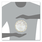 SOLO® Symphony Paper Dinnerware, Mediumweight Plate, 6" dia, Tan, 125/Pack, 8 Packs/Carton (SCCMP6J8001CT) Case of 1000