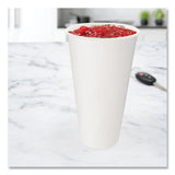 SOLO® Double-Sided Poly (DSP) Paper Cold Cups, 21 oz, White, 1,000/Carton (SCCRNP21P2050) Case of 1000