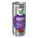 V-8® +ENERGY, Pomegranate Blueberry, 8 oz Can, 24/Carton, Ships in 1-3 Business Days (GRR35100014) Case of 24