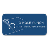 Roaring Spring® Loose Leaf Paper, 8.5 x 11, 3-Hole Punched, College Rule, White, 100 Sheets/Pack, 48 Packs/Carton, Ships in 4-6 Business Days (ROA83911CS) Case of 24